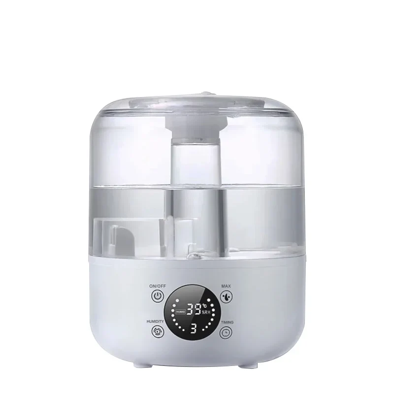 3000mL Smart Air Humidifier with Dual Mist Output: Essential Oil Aroma Diffuser for Home & Office, Equipped with Adjustable Fog