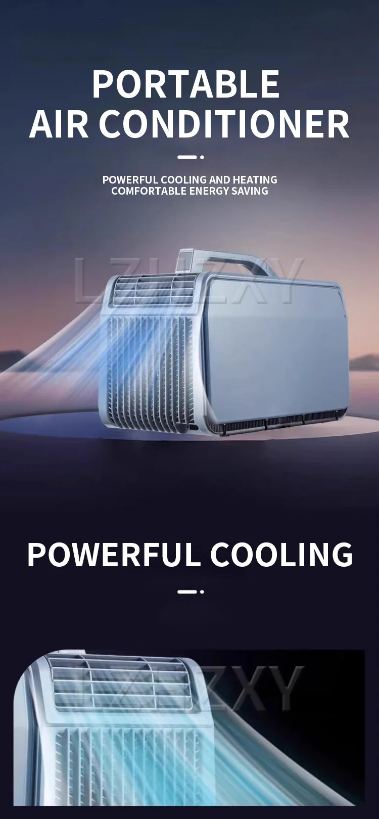 Outdoor mobile air conditioner portable 110V24V/12V universal parking room camping compressor refrigeration