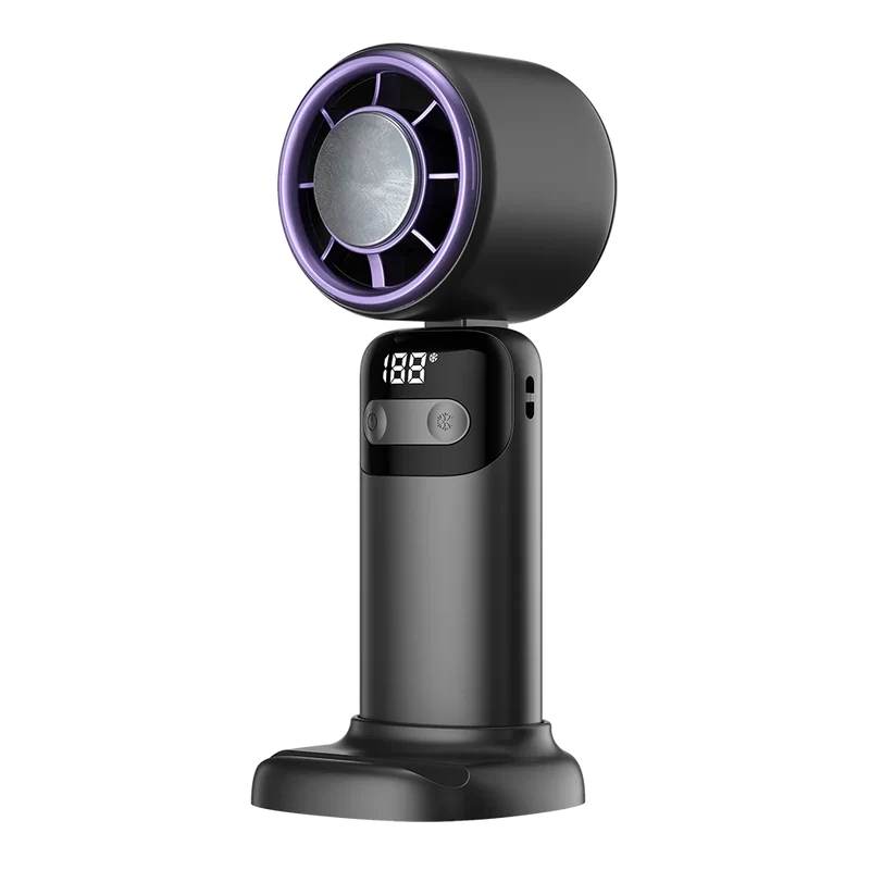 3000mah Semiconductor Refrigeration High-speed Handheld Electric Fan USB Portable Rechargeable Outdoor Small Fan