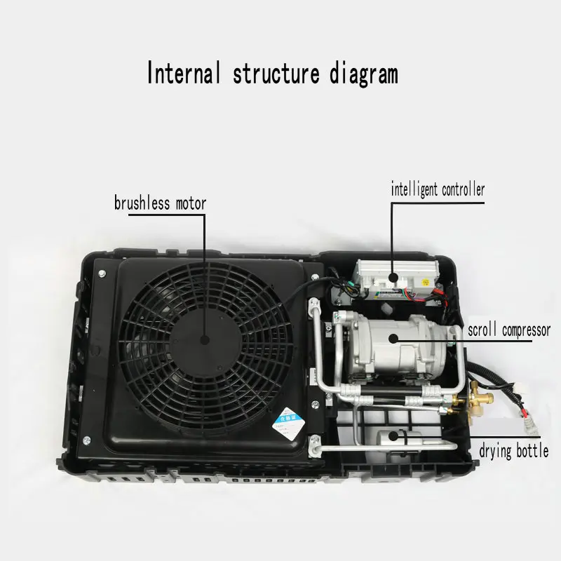 Split Air Conditioners For Van Tractor Cab Air Conditioning Unit Electric Ac For Car With Factory Price