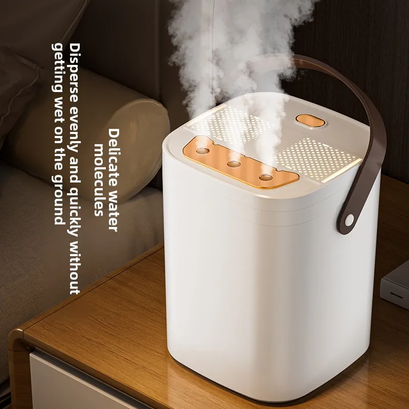 USB three nozzle humidifier 1.8L large capacity household air humidifier aromatherapy diffuser LED night light spray
