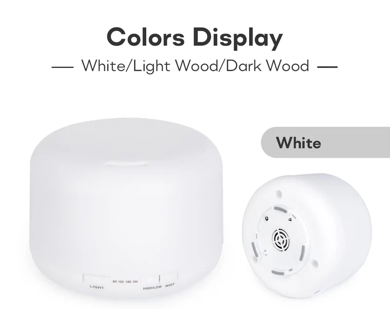 Air Humidifier Essential Oil Diffuser 300ML 500ML 1000ML With Lights Remote Control Ultrasound Electric Aromatherapy Diffuser