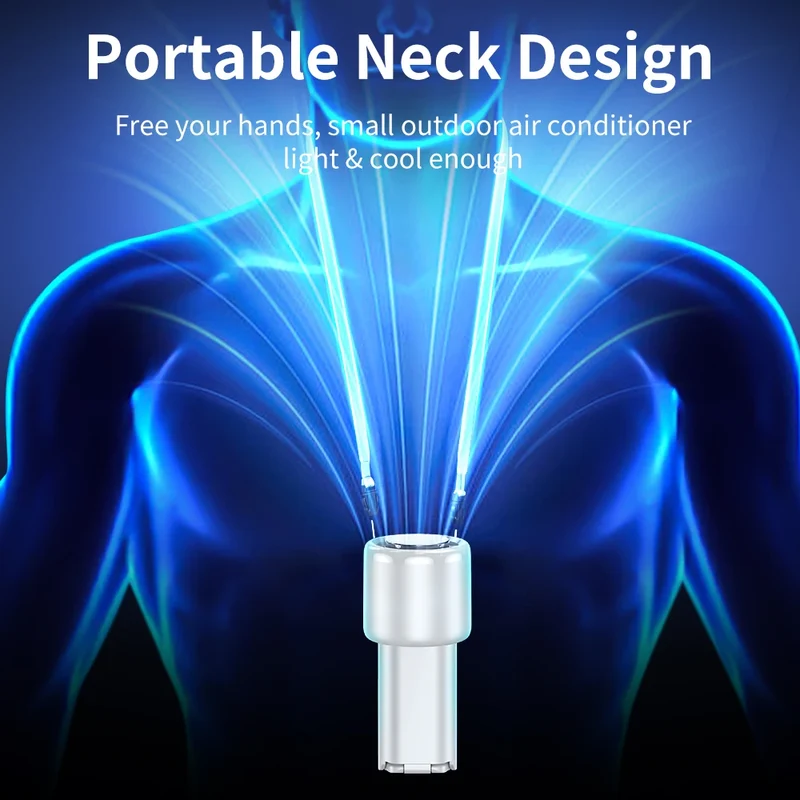 5200mAh Large Capacity Handheld Fan High Speed Refrigeration Handheld Fan 100 Speed USB Charging Portable Fan