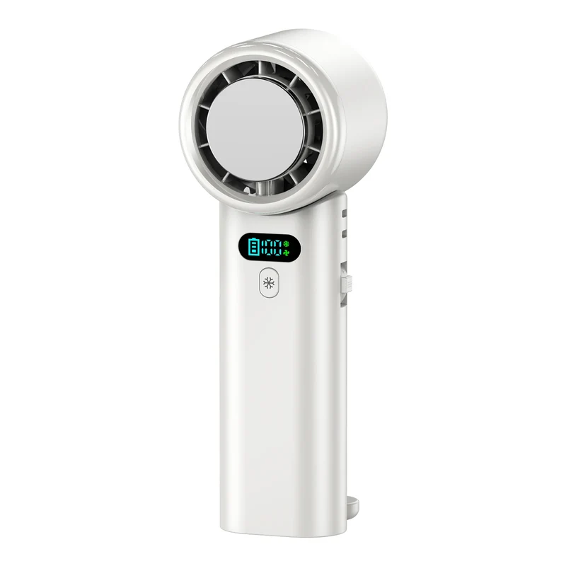 5200mAh Large Capacity Handheld Fan High Speed Refrigeration Handheld Fan 100 Speed USB Charging Portable Fan