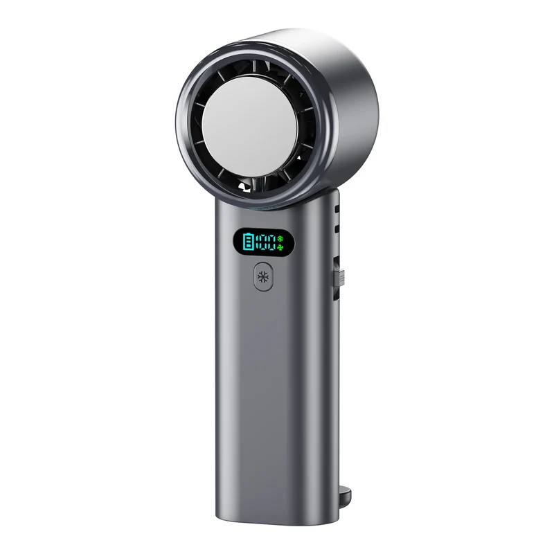 5200mAh Large Capacity Handheld Fan High Speed Refrigeration Handheld Fan 100 Speed USB Charging Portable Fan