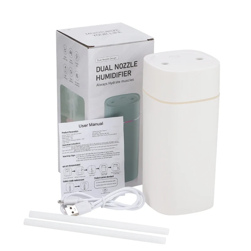 600ML Air Humidifier USB Charging Essential Oil Purifier Aroma Diffuser Aromatherapy Mist Maker Lights for Home Office Car