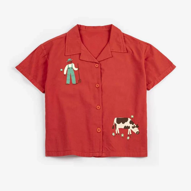 kids shirts and shorts clothing sets 2026 new summer boys girls cute print short sleeve tees tops and shorts clothes sets bc