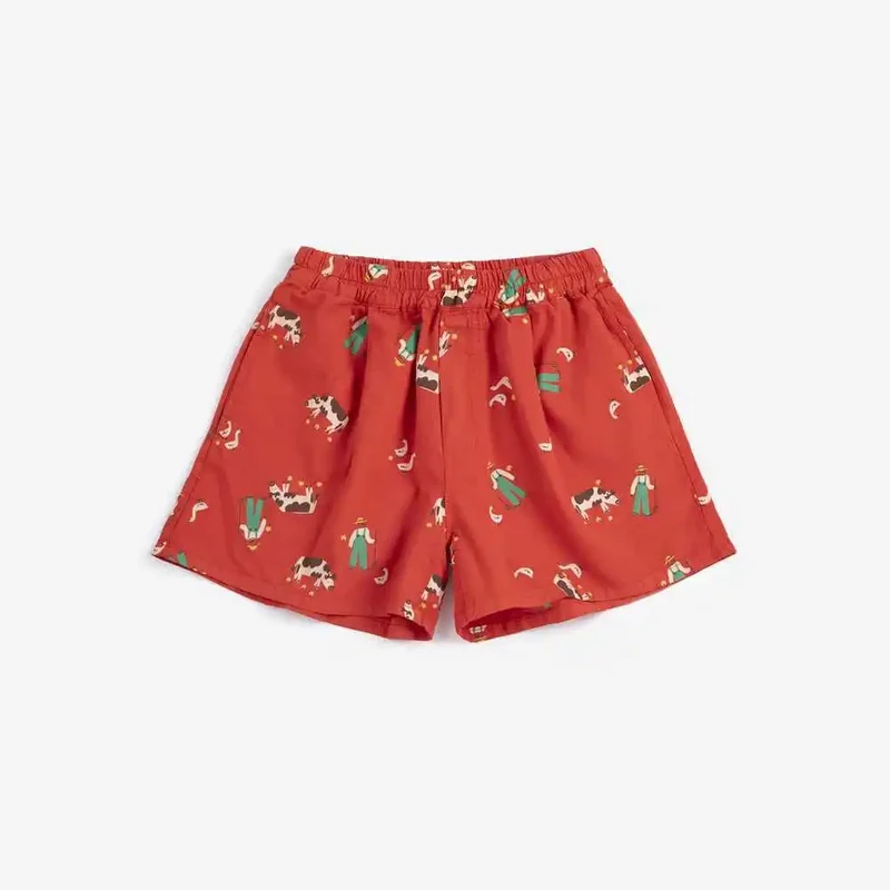 kids shirts and shorts clothing sets 2026 new summer boys girls cute print short sleeve tees tops and shorts clothes sets bc