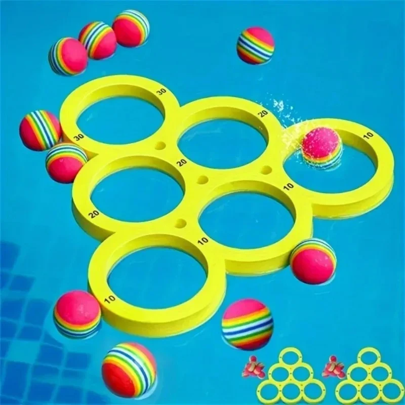 Pool Toy Fun Splash Water Sports Floating Pool Game Toy - Durable EVA Material, Random Color Ball, Perfect for Summer Fun
