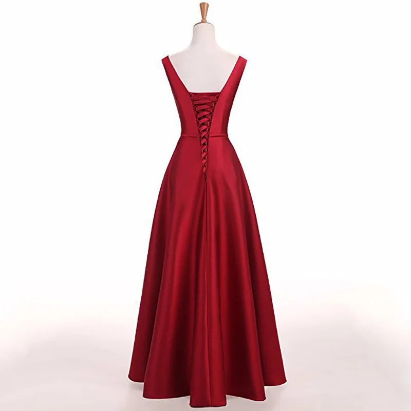 Satin Elegant Long Prom Evening Guest Summer Dresses For Women 2022 Sexy Host Wedding Bridesmaid Party Ball Gown Maxi vestidos