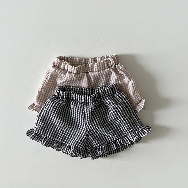 MILANCEL 2026 Summer Baby Clothing Set Toddler Ruffle Tee and Shorts 2Pcs Girls Suits Ruffle Tee Set