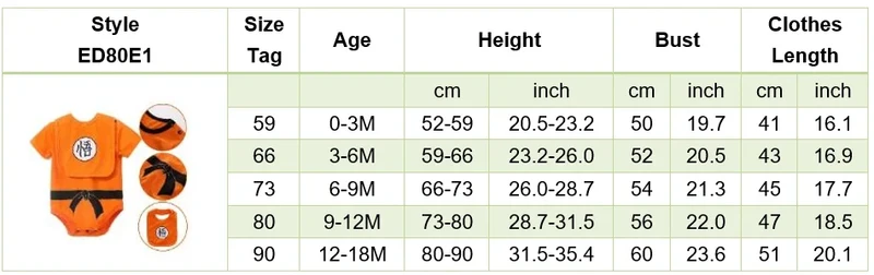 Baby Anime Clothes Vegeta Rompers Newborn Kuririn Roshi Training Outfit Infant Kids Halloween Cartoon Cosplay Costume Jumpsuit