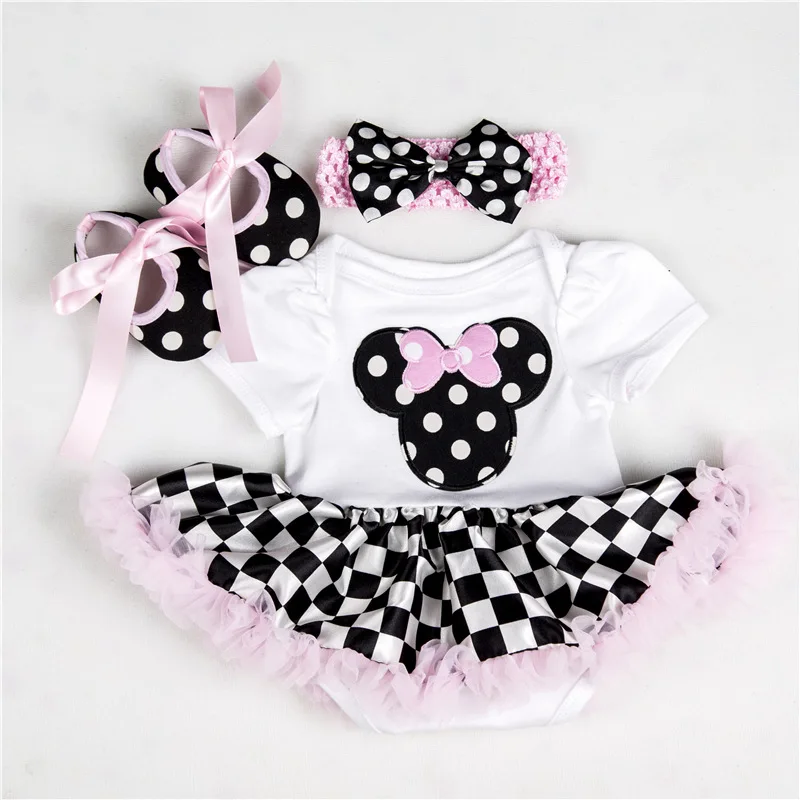 0-2Y 3pcs Girl Baby Summer Suit Novelty Costume Newborn Clothing Sets Bebe Dress Toddler Clothes Party Cosplay Gift 3 6 9 12 18M