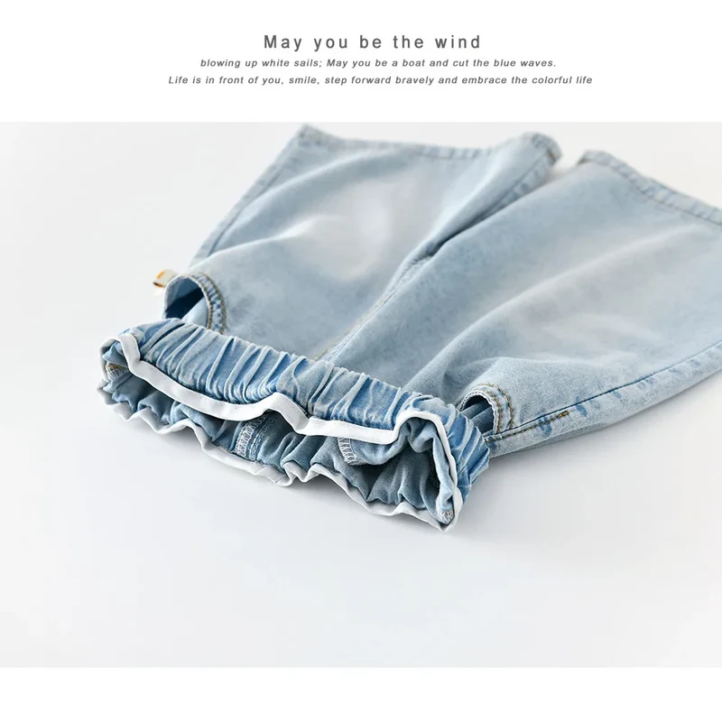 2026 Summer New Baby Thin Denim Shorts Children Casual Pants Boys Girls Loose Jeans Shorts Solid Kids Clothes