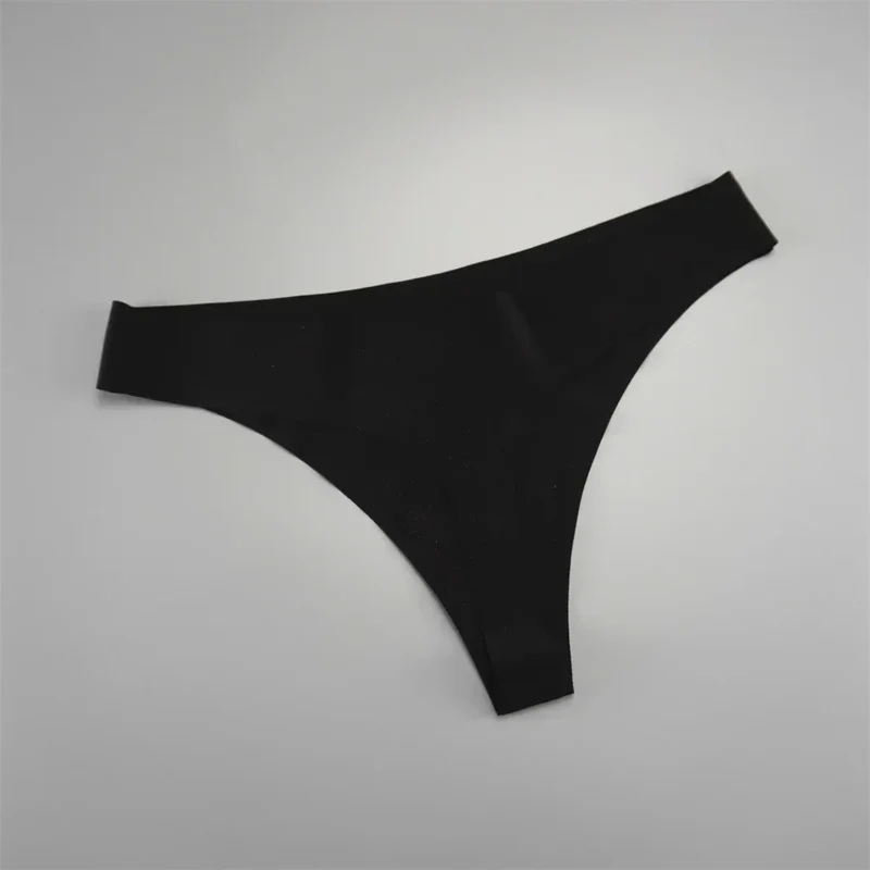 7 PCS/Set Fast Send Seamless Thong Women G String Sexy Ice Silk Panty Female Underwear Fitness Panties Plus Size