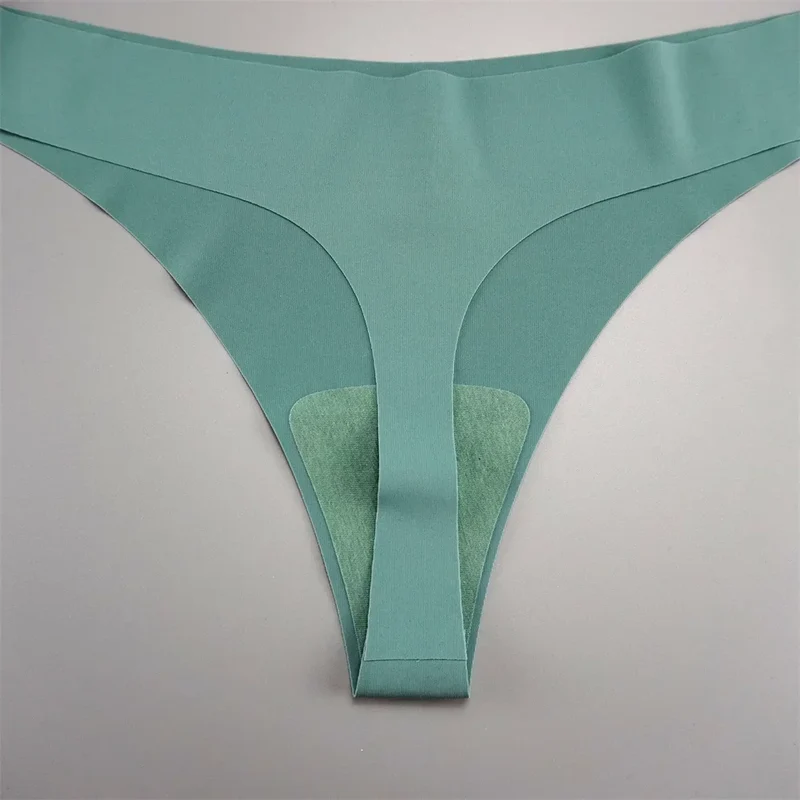 7 PCS/Set Fast Send Seamless Thong Women G String Sexy Ice Silk Panty Female Underwear Fitness Panties Plus Size