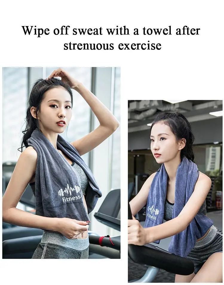 Fitness Towel for Sports Multifunctional Quick-Drying Towel Gym Equipment Sweat Pad Towel Swimming Towel Microfiber Pool Towels