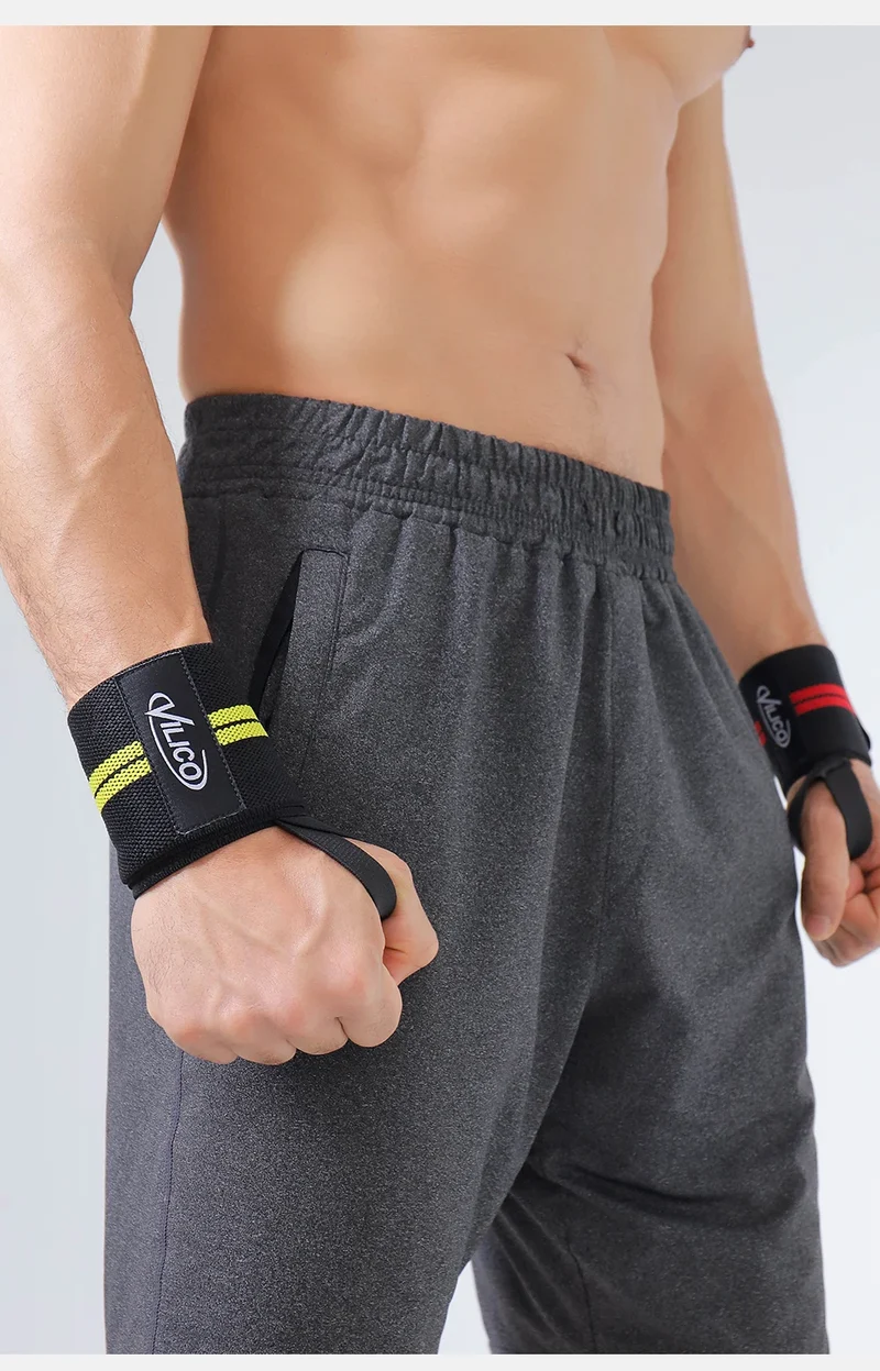Fitness Wristband Wrapped Design With Adjustable Elasticity to Support and Stabilize The Wrist, Avoiding Wrist Injuries