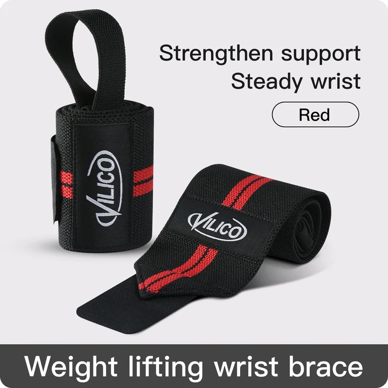 Fitness Wristband Wrapped Design With Adjustable Elasticity to Support and Stabilize The Wrist, Avoiding Wrist Injuries