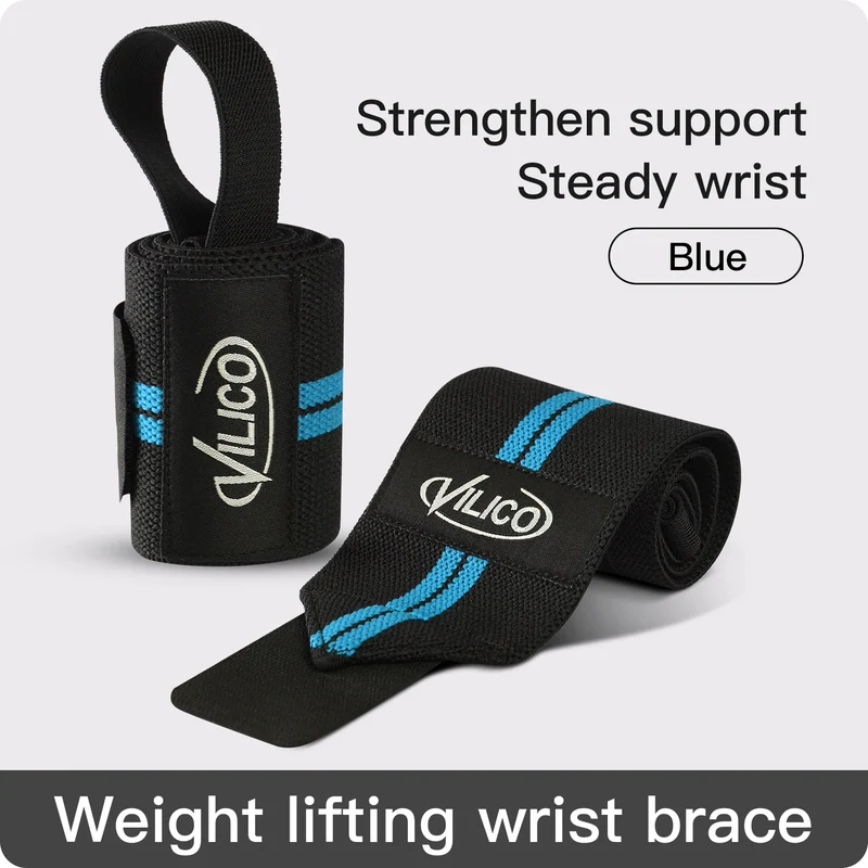 Fitness Wristband Wrapped Design With Adjustable Elasticity to Support and Stabilize The Wrist, Avoiding Wrist Injuries