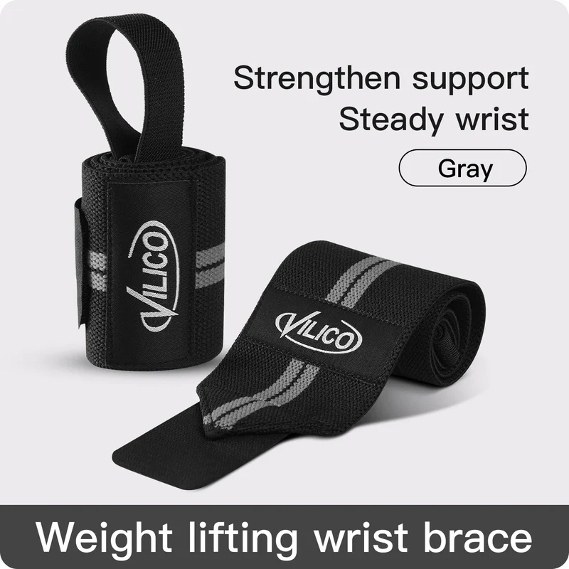 Fitness Wristband Wrapped Design With Adjustable Elasticity to Support and Stabilize The Wrist, Avoiding Wrist Injuries