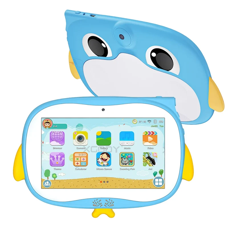 2024 New Model Android 10 7 Inch Oem Android Tablet in Stock Wifi Tablet Educational Tablet for Children Best Gift RAM 4+64GB