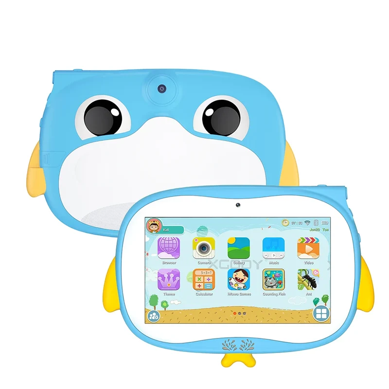 2024 New Model Android 10 7 Inch Oem Android Tablet in Stock Wifi Tablet Educational Tablet for Children Best Gift RAM 4+64GB