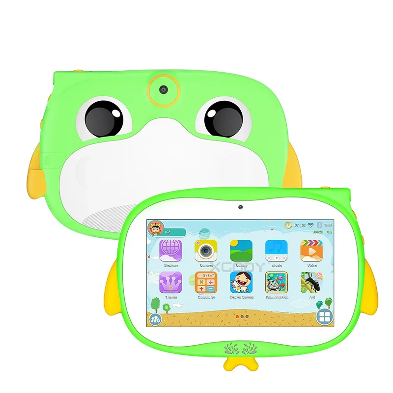 2024 New Model Android 10 7 Inch Oem Android Tablet in Stock Wifi Tablet Educational Tablet for Children Best Gift RAM 4+64GB