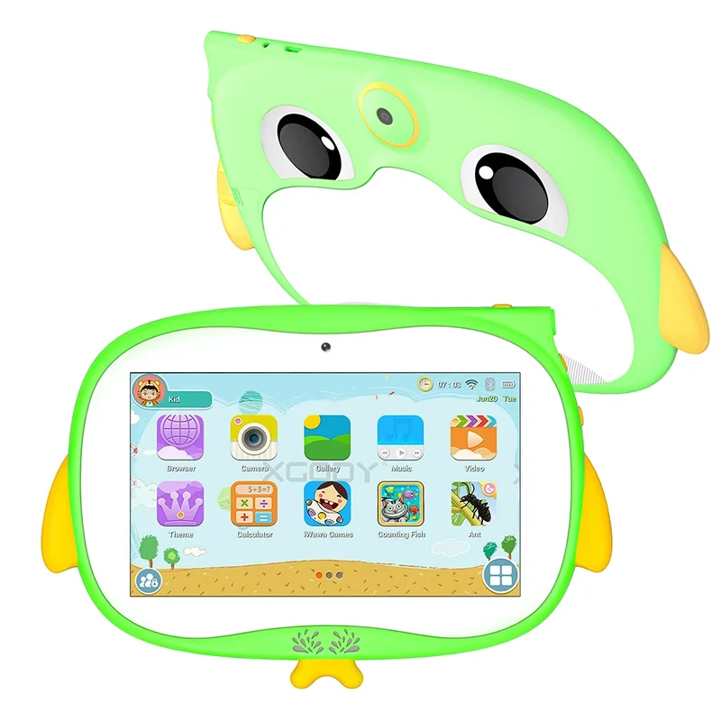 2024 New Model Android 10 7 Inch Oem Android Tablet in Stock Wifi Tablet Educational Tablet for Children Best Gift RAM 4+64GB
