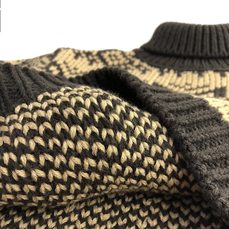 Baby Turtleneck Sweater Children Clothing Tops 1-6 Year Boys Girls Knitted Tops Children's Korean Kids Toddler Boys Sweaters