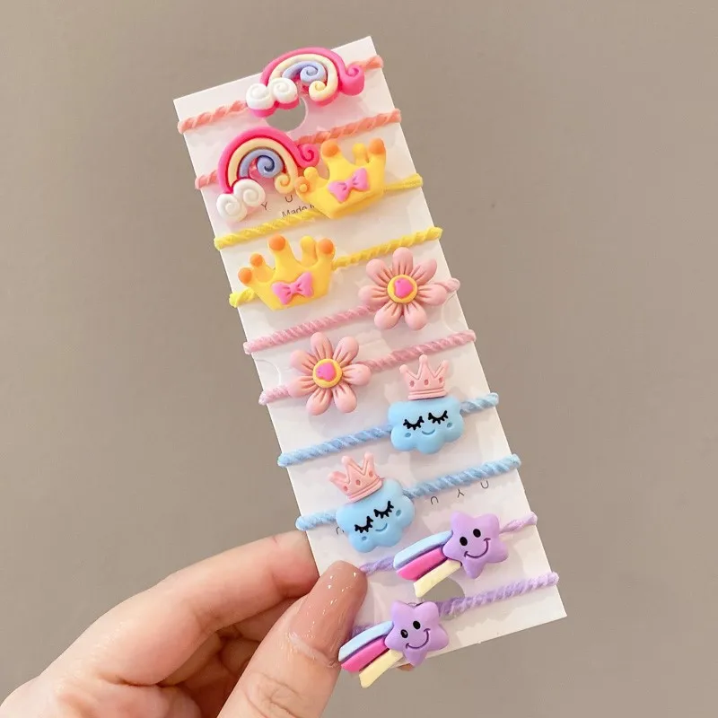 Baby Hair Loop Does Not Harm Hair Small Sweet Band High Elasticity Girls Rope Headband Children Hair Accessories