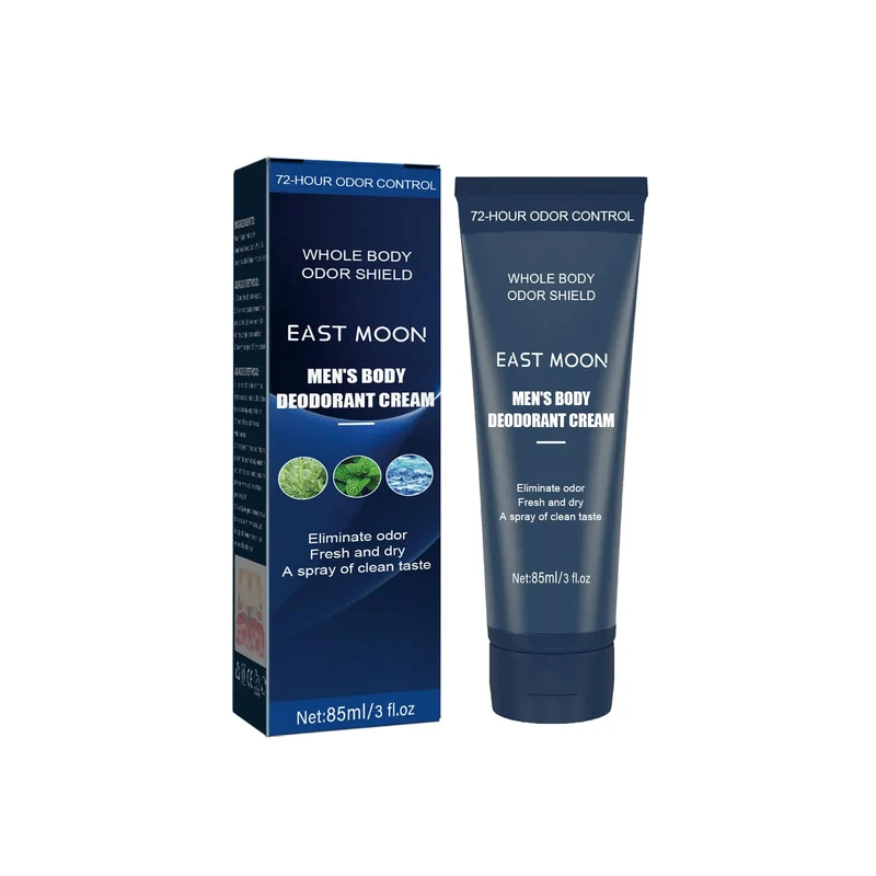 East Moon Men's Body Deodorant Cream Gentle Antiperspirant for Lasting Body Care for Children