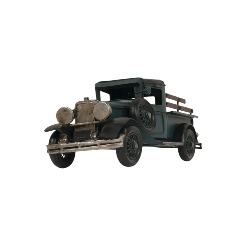 HMS 5\" Hand Painted Die-Cast Metal Ford Model a Pickup 1928 Truck Toy for Play