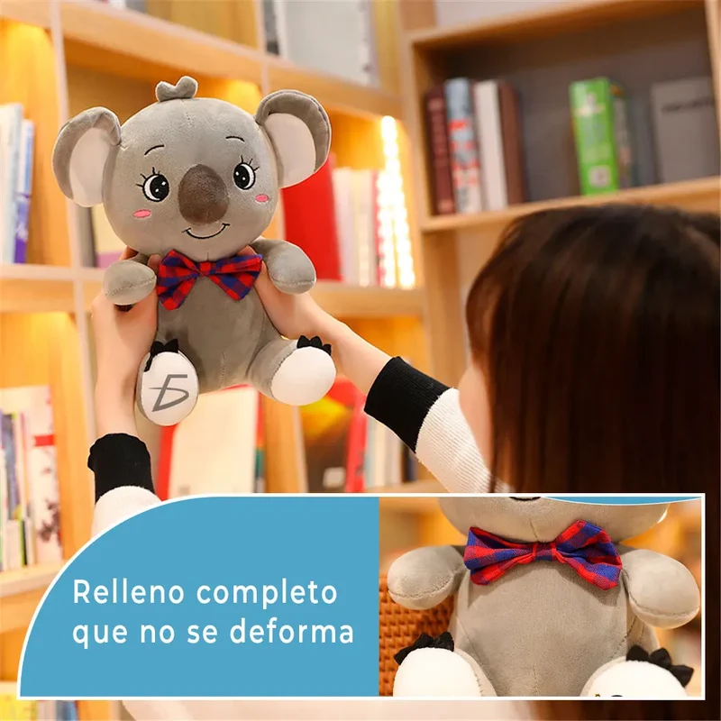 20/30cm Adorable Koala Plush Toy - Cute Australian Cartoon Animal Stuffed Animal with Tie.