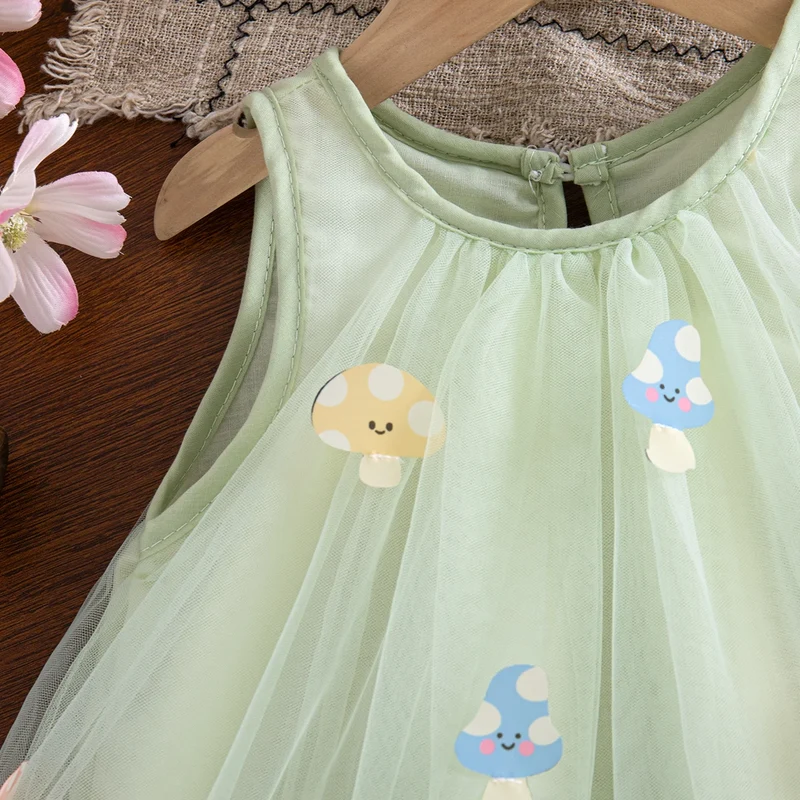 Summer New Baby Girl Princess Dress Sweet Chiffon Children'S Clothing (9 Months -4 Years Old)