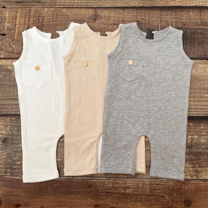 Baby Outfits Newborn Photography Props Sleeveless Baby Boy Romper Jumpsuit Infant Photoshoot Accessories