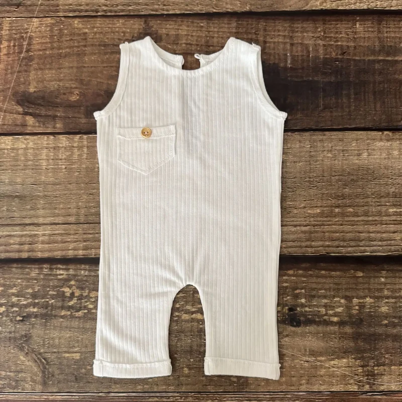 Baby Outfits Newborn Photography Props Sleeveless Baby Boy Romper Jumpsuit Infant Photoshoot Accessories