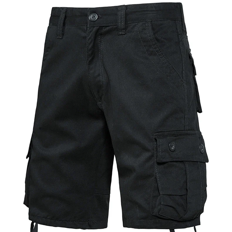 Mens Camo Shorts Men Camouflage Overalls Loose Casual Outdoor Sports Half Pants Side Pocket Cotton Comfortable Shorts