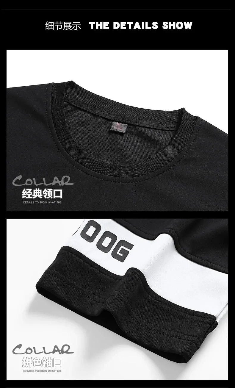 Hip Hop Loose Mens Streetwear T-shirts Casual Classic 2025 Summer Short Sleeves T Shirt Black White Tshirt Tees Oversize 5XL