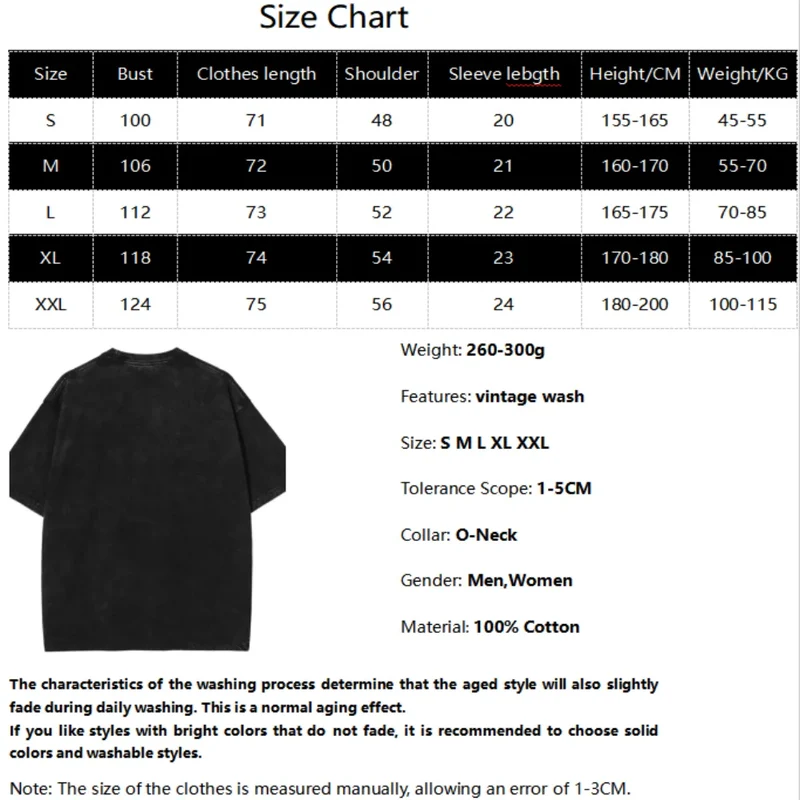 Yami Sukehiro Graphic Tshirt Black Clover Manga Cotton T-shirt For Men Short Sleeve Clothing Oversized Tee Male Washed T Shirt