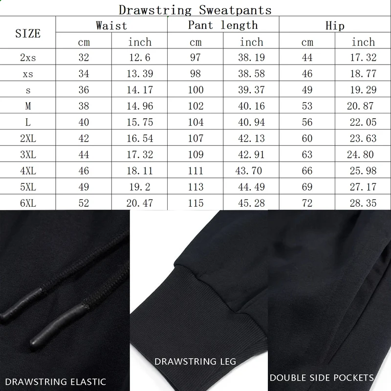 Men Loose Casual Pocket Drawstring Sweatpants Winter New Thick Warm Pants Fashion Letter Printed Sweatpants Men Tracksuit Pants