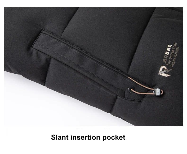 Graphene Warm Windproof Jacket Men 2024 Winter New Fashion Comfortable Thickened Outdoor Hooded Overcoat Male Casual Clothes