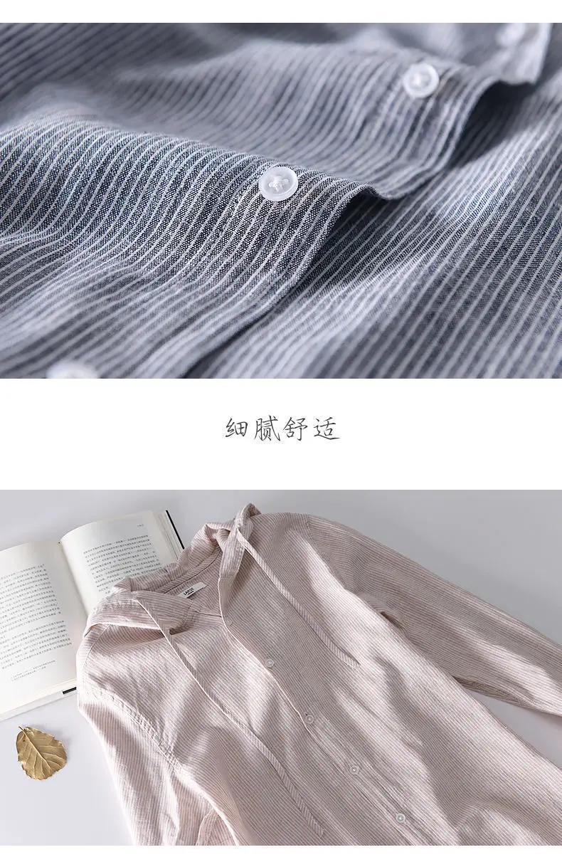 Spring Summer New Hooded Long-sleeved Solid Inen Shirt Trendy Men's Thin Loose Youth Fashionable Cotton Linen Sunscreen Shirt