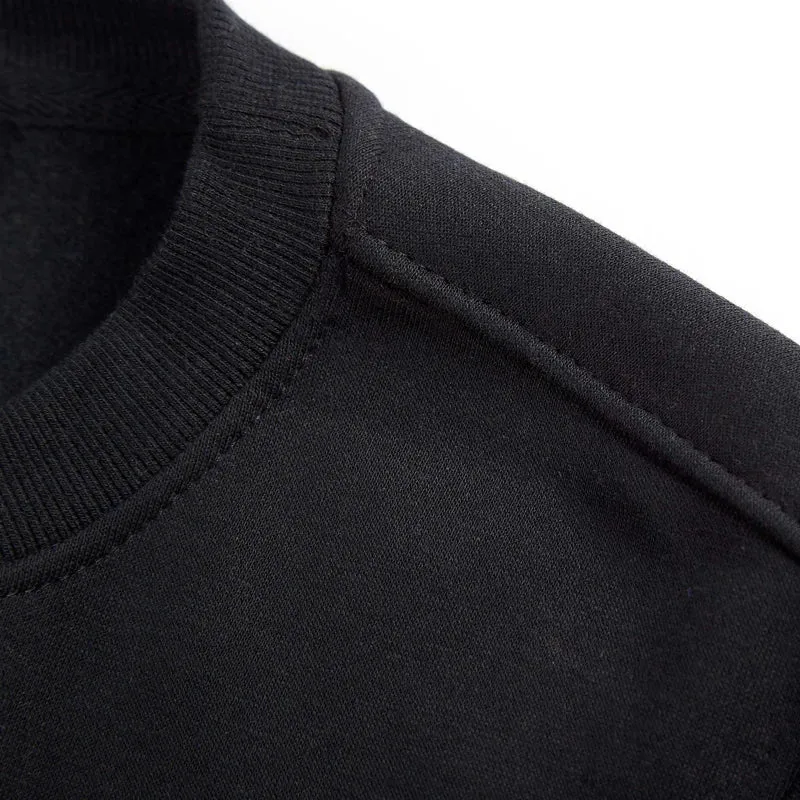 Custom Embroidery Cotton Sweatshirt Customized Brand Design Company Logo Text Men Women Thick Fleece Warm Quality Clothes 350gsm