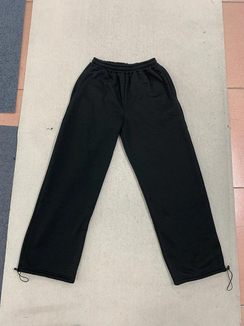 Fashionable Street Style Embroidered Sweatpants Autumn Winter Casual Pants Versatile Personality Couple's Pan