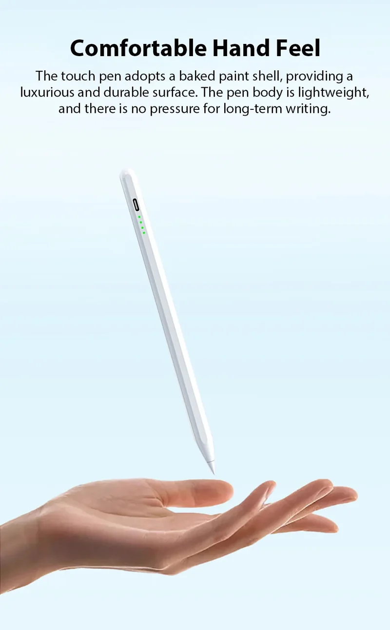 For Apple Pencil Stylus For iPad A16 Air 11 5 4 Pro 11th 13 12.9 M5 M4 M3 M2 Pens 10 9 8 10th 9th Generation Mini 7 6 Touch Pen