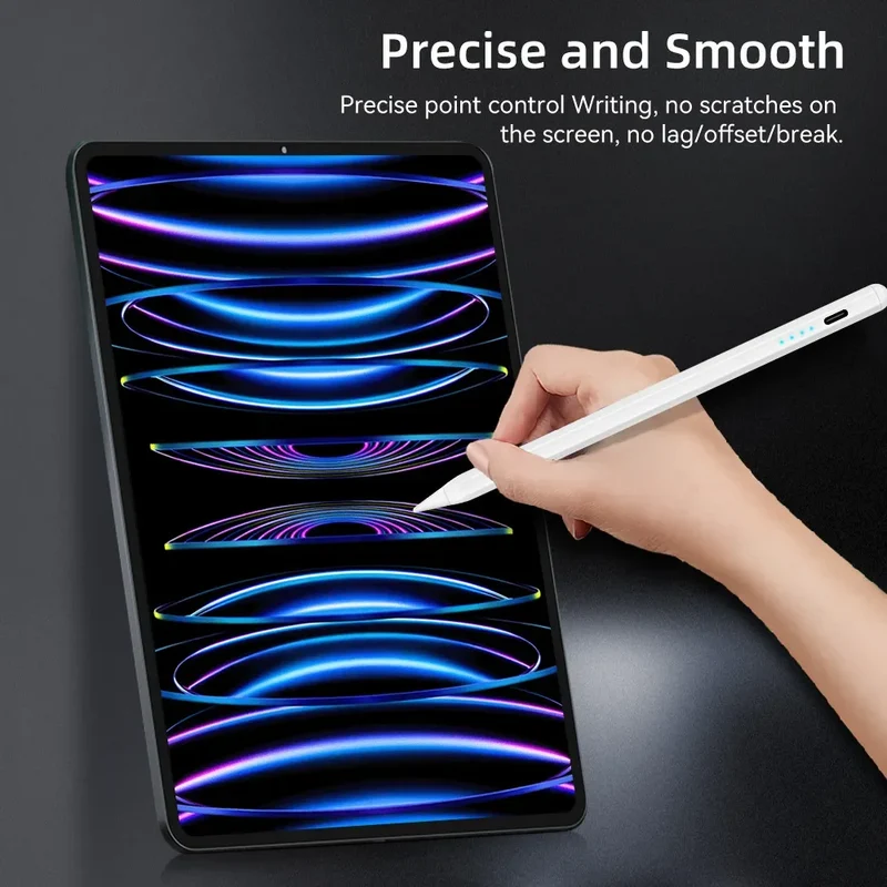 Pencil for Apple iPad with Palm Rejection Stylus Pen for iPad Air M2 Pro 13 Pro 12.9 10 Gen 7th 8th 9th 10.2 for iPad Pencil