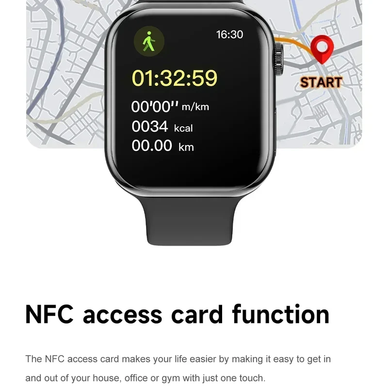 NEW Smart Watch Series 10 HD Screen Custom Dial Wireless Charging Men BT Call NFC Women Sport GPS Smartwatch For IOS Android