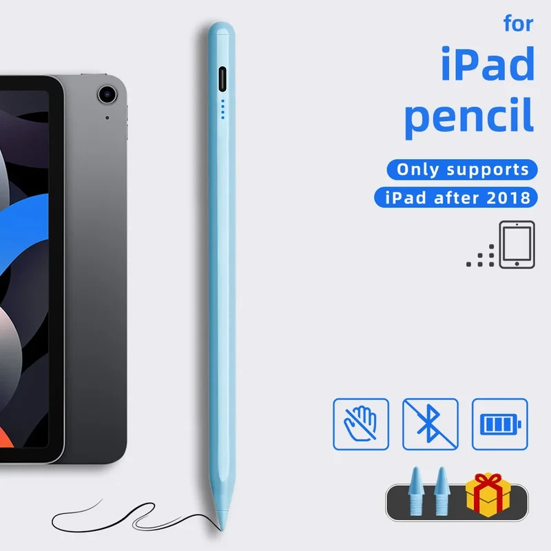 Stylus Pen for Apple IPad for IPad Pencil Accessories 2025 A16 10th 11th Gen Pro Air Mini Palm Rejection Power Display Stylus