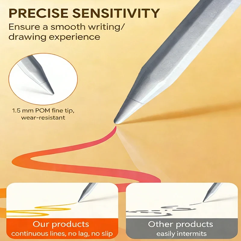 Universal Stylus For Android Ios Windows Ipad Pencil With Magnetic Adsorption Tablet Accessory For Huawei Xiaomi Samsung Pencil